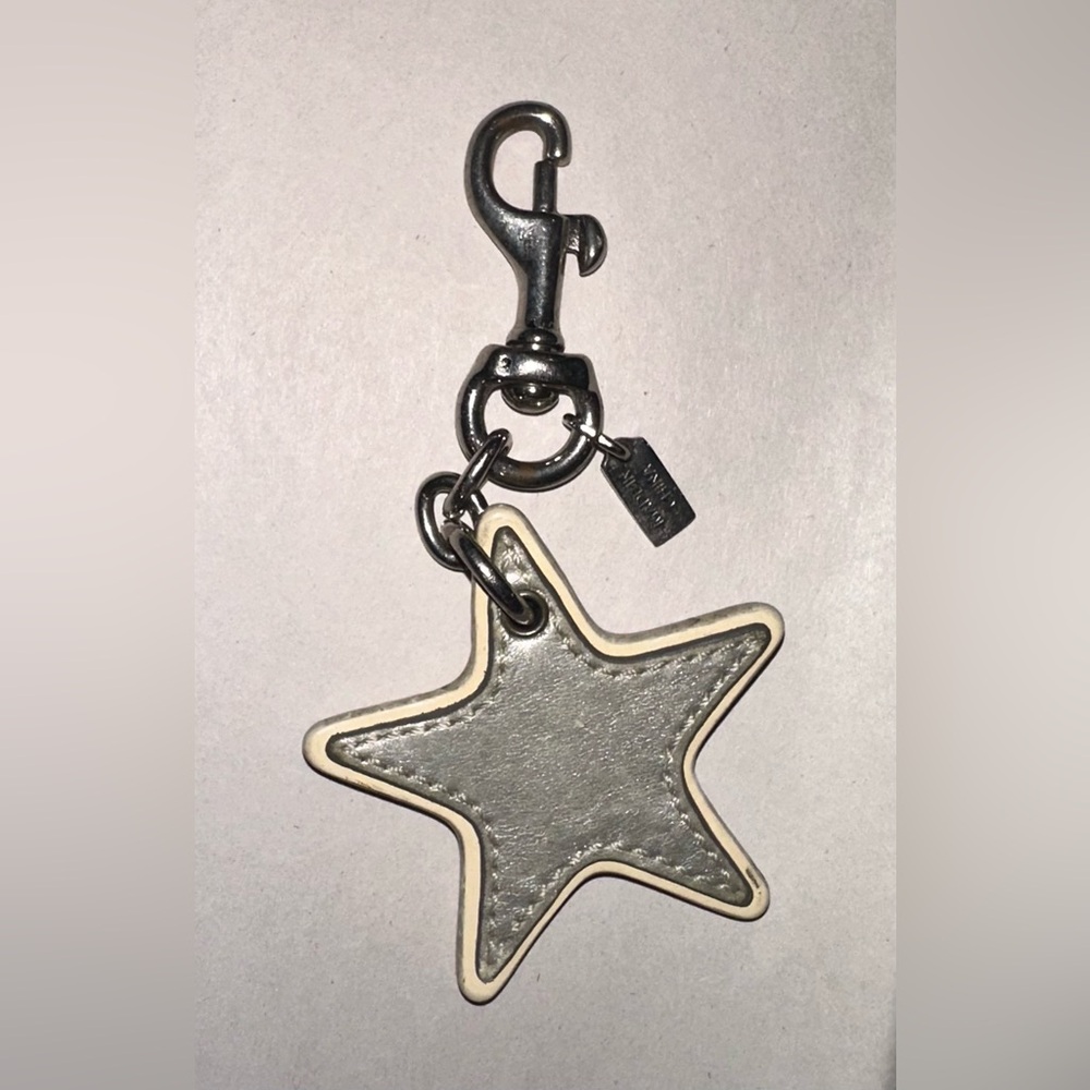 Coach Metallic Star Keychain - Picture 2 of 2